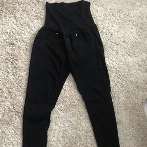 Black maternity jeans